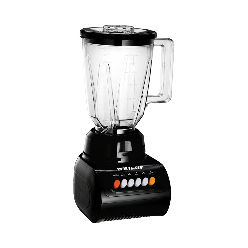 Liquidificador Mega Star KC1828N 1.5L 300W 220V Preto