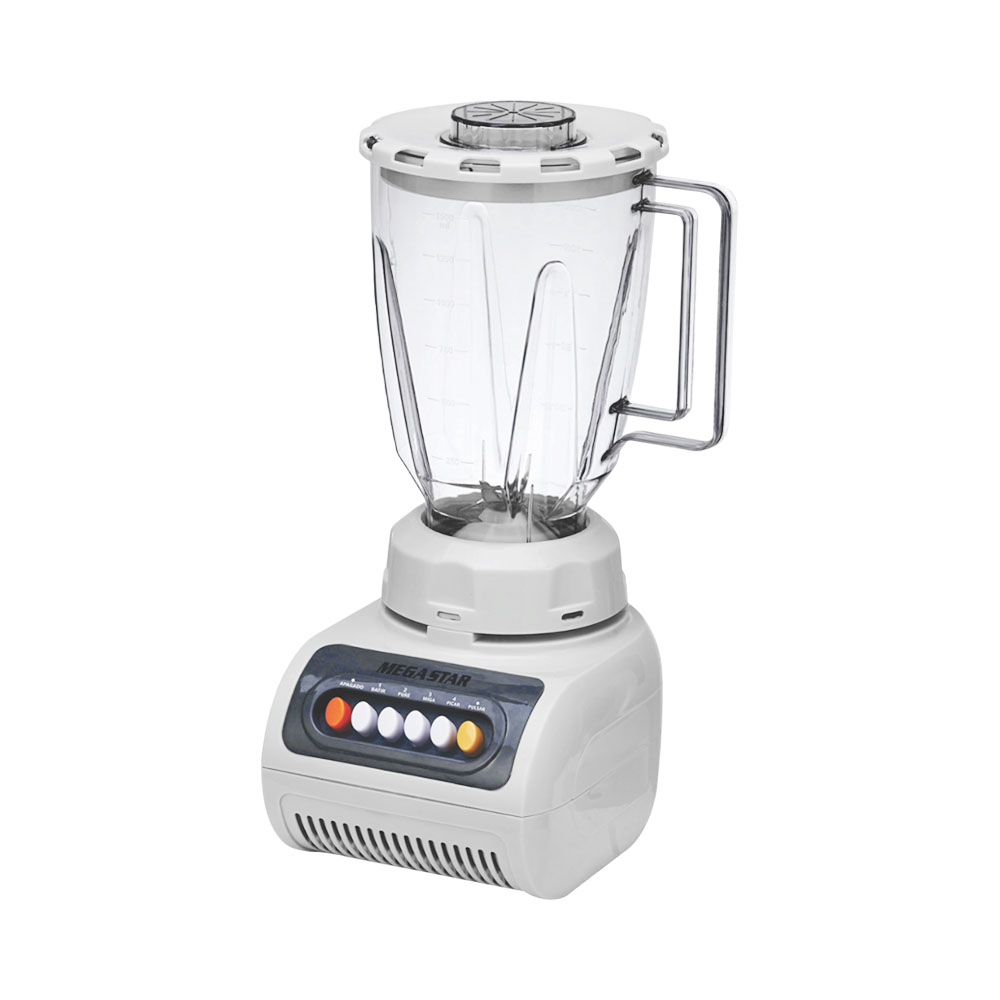 Liquidificador Mega Star KC1828B 1.5L 300W 220V Branco