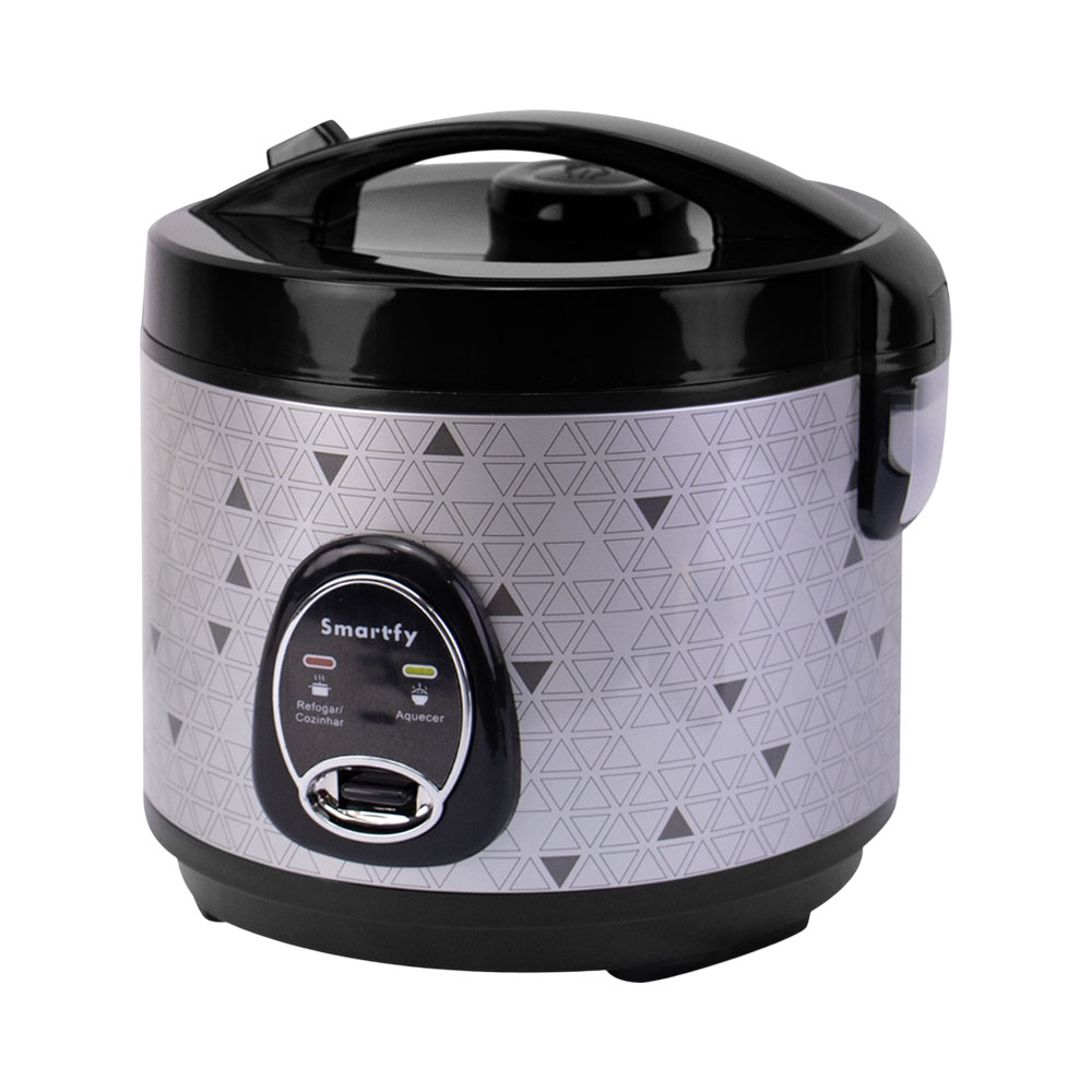 Panela Elétrica de Arroz Smartfy PE02G 700W 1.8L 220V Preto - Cinza
