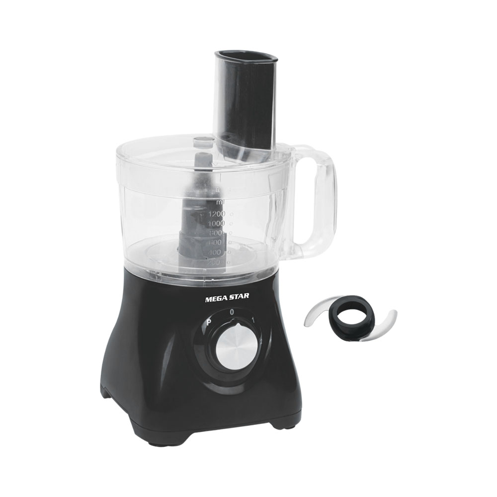 Multiprocessador de Alimentos Mega Star SG500 1.2L 500W 220V Preto