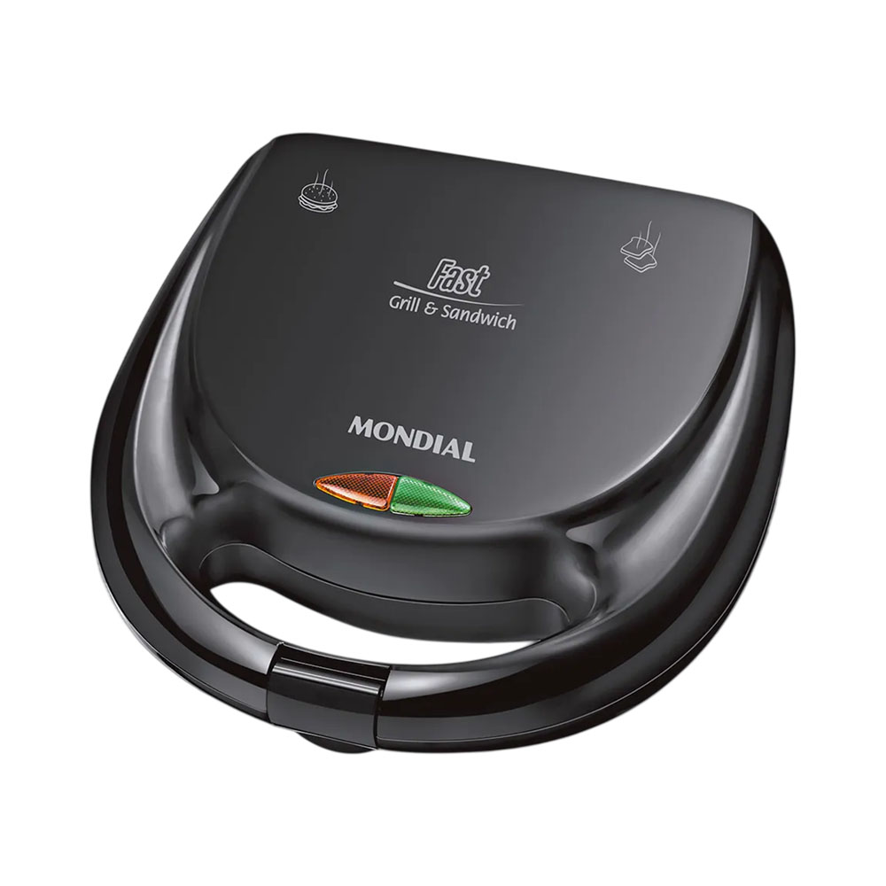 Sanduícheira Grill Mondial Fast S-12 750W 110V Preto