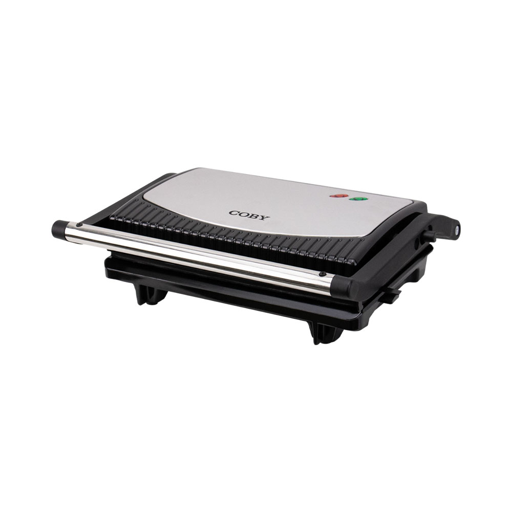 Sanduicheira Grill Coby CY-5300-PAN1 800W 220V Preto - Prata