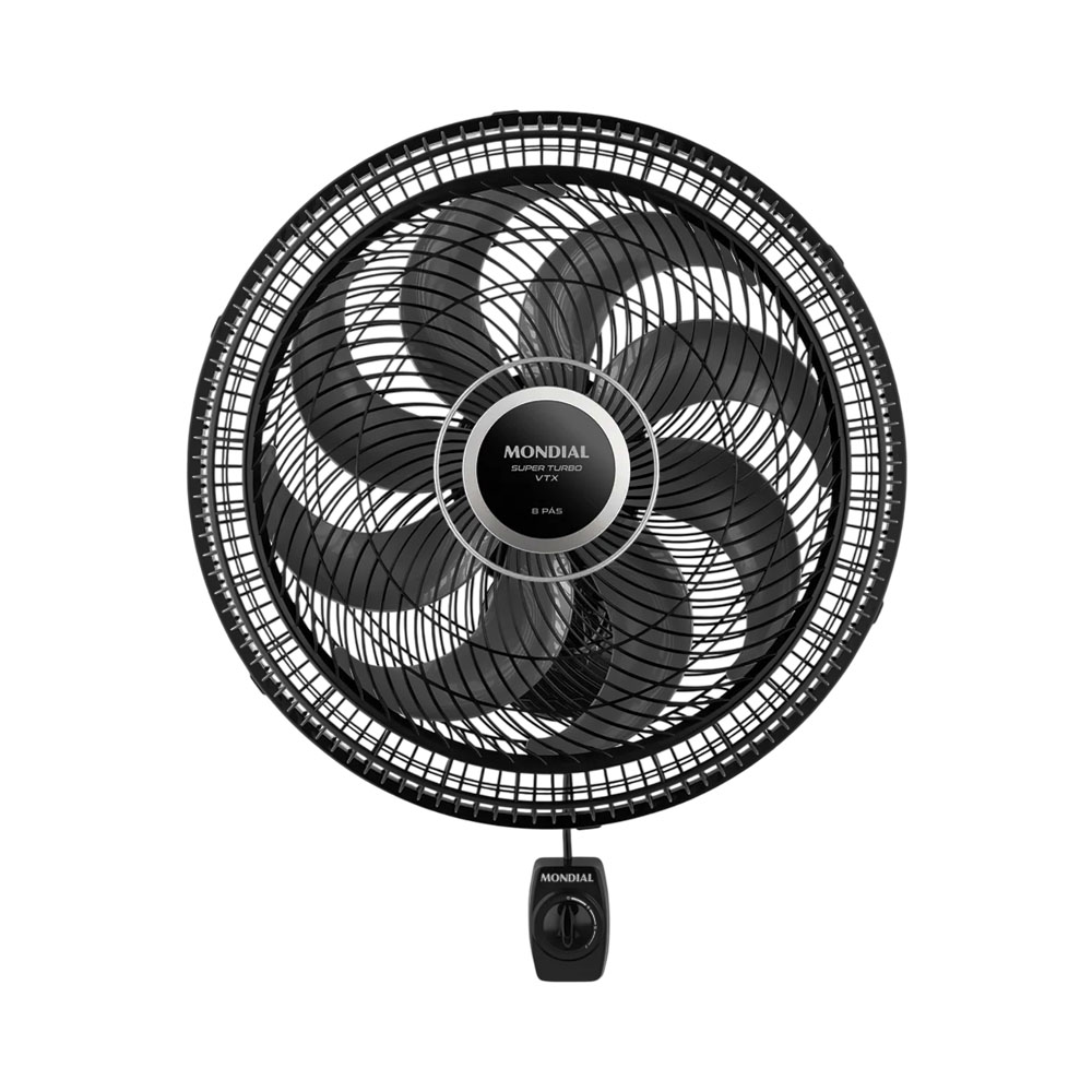 Ventilador de Parede Mondial Super Turbo VTX-40P-8P 40 CM 220V Preto