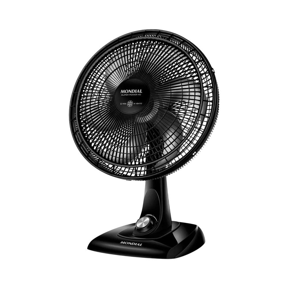 Ventilador de Mesa Mondial Super Power VSP-40-B 40 CM 140W 110V Preto