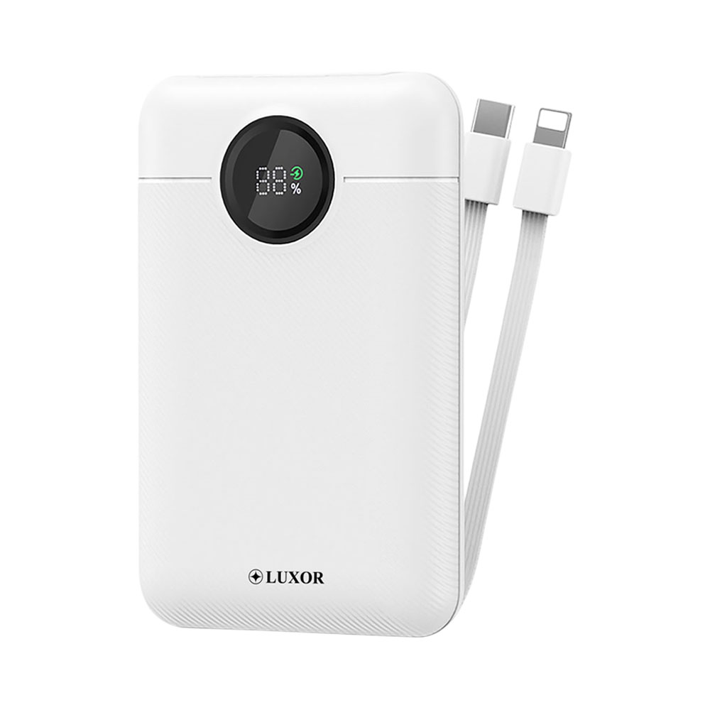 Carregador Portátil Luxor LX-54620W 20000MAH White