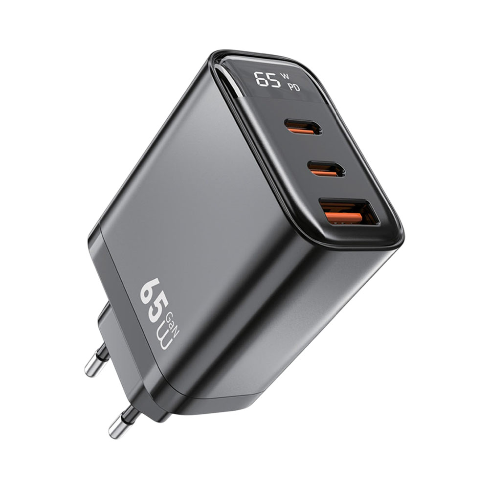 Carregador Luxor LX-FC1265W Usb-c e Usb-a 65W Multi-port Fast Charging