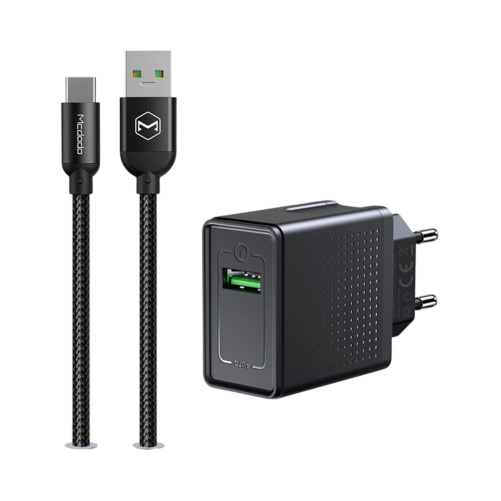 Kit Carregador Mcdodo CH-5800 Usb-a para Usb-c