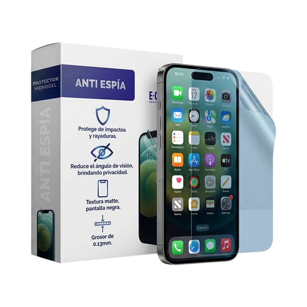 Protetor Frontal de Hidrogel E-covers Anti-curiosidade