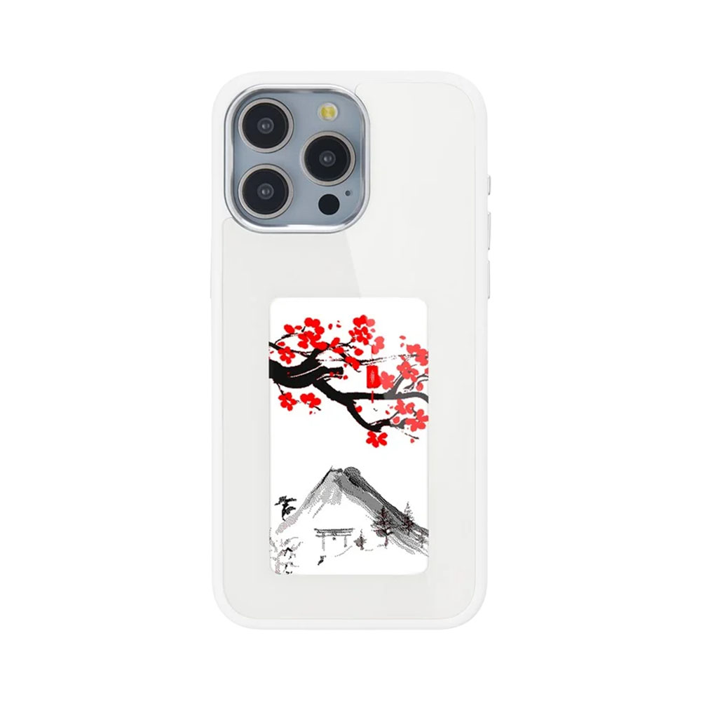 Capa Protectora E-ink Fashion Case Born TO Love para Iphone 15 PRO MAX Branco