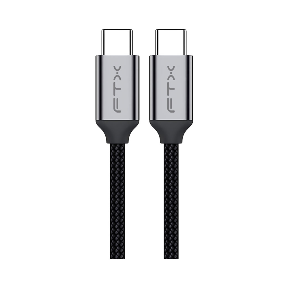 Cabo USB Ftx Usb-c a Usb-c 100 W CT-C160-PU31-CMCM2-AG2 2 Metros Preto/cinza