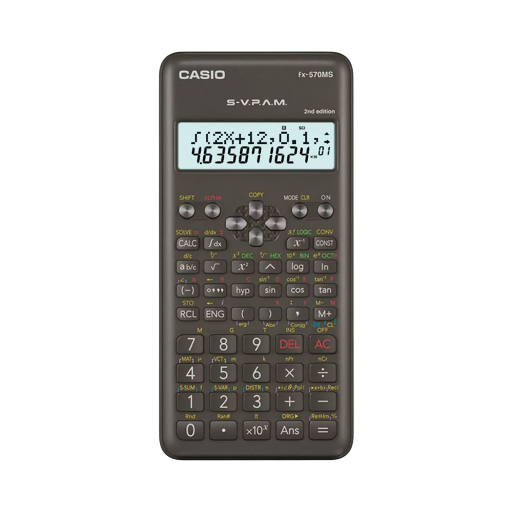 Calculadora Científica Casio FX-570MS 2WDHV Preto