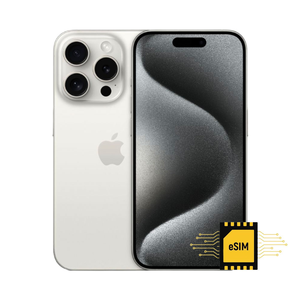 Celular Apple Iphone 15 PRO 512GB White Esim - Chip Virtual