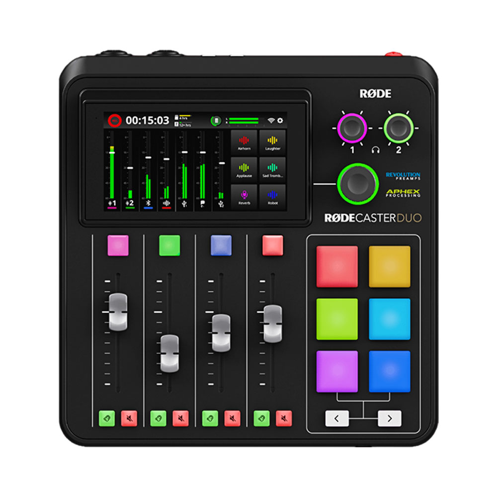 Consola de DJ Rodecaster Duo Preto