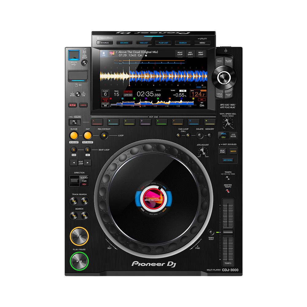 Multi Player Profissional Pioneer DJ CDJ-3000 Preto