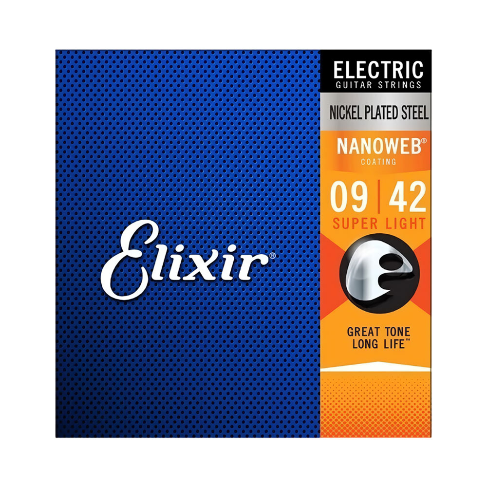 Corda de Guitarra Elétrica Elixir Nanoweb EX12002