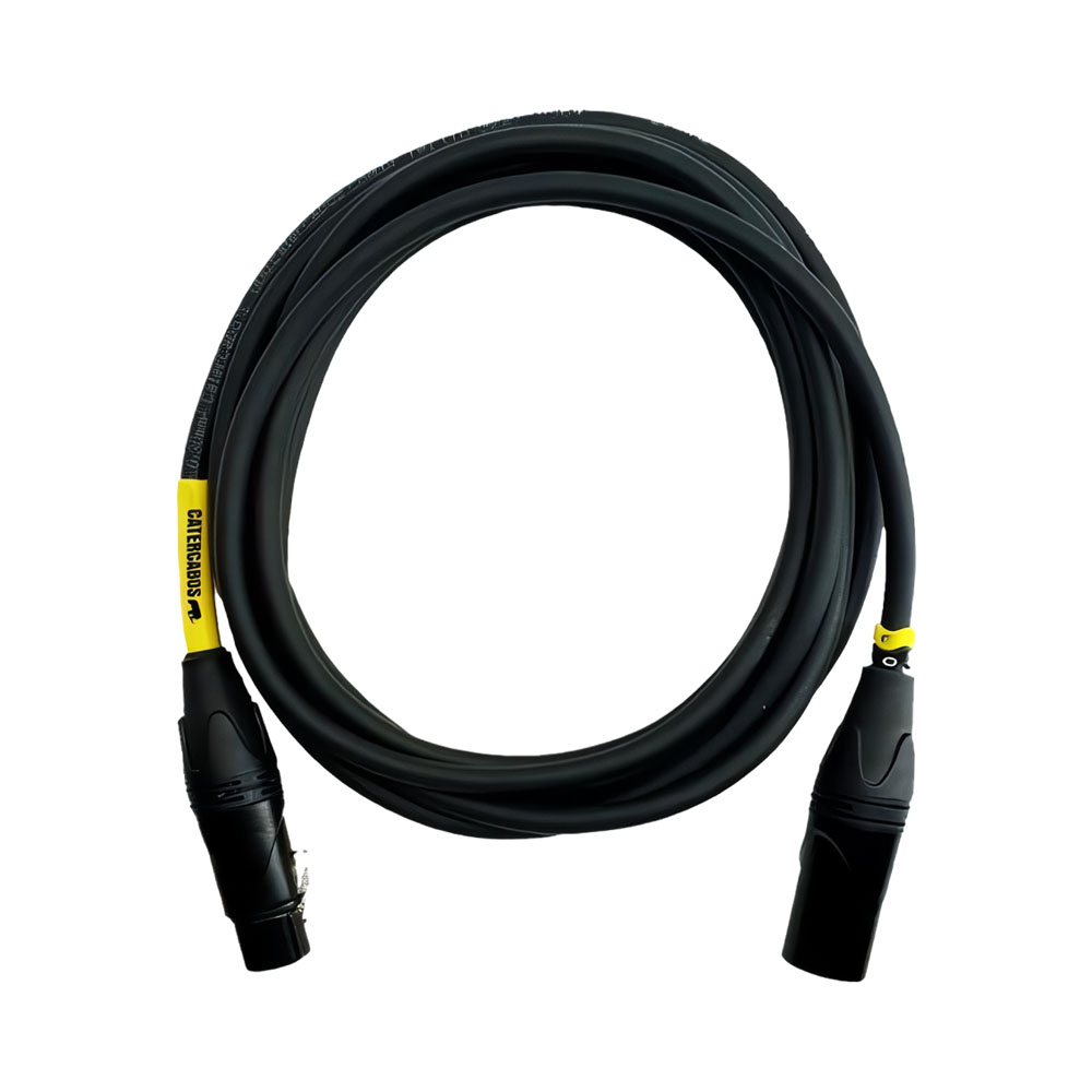 Cabo de Microfone Muthcable Catercabos Xrl para Xrl 2M Preto