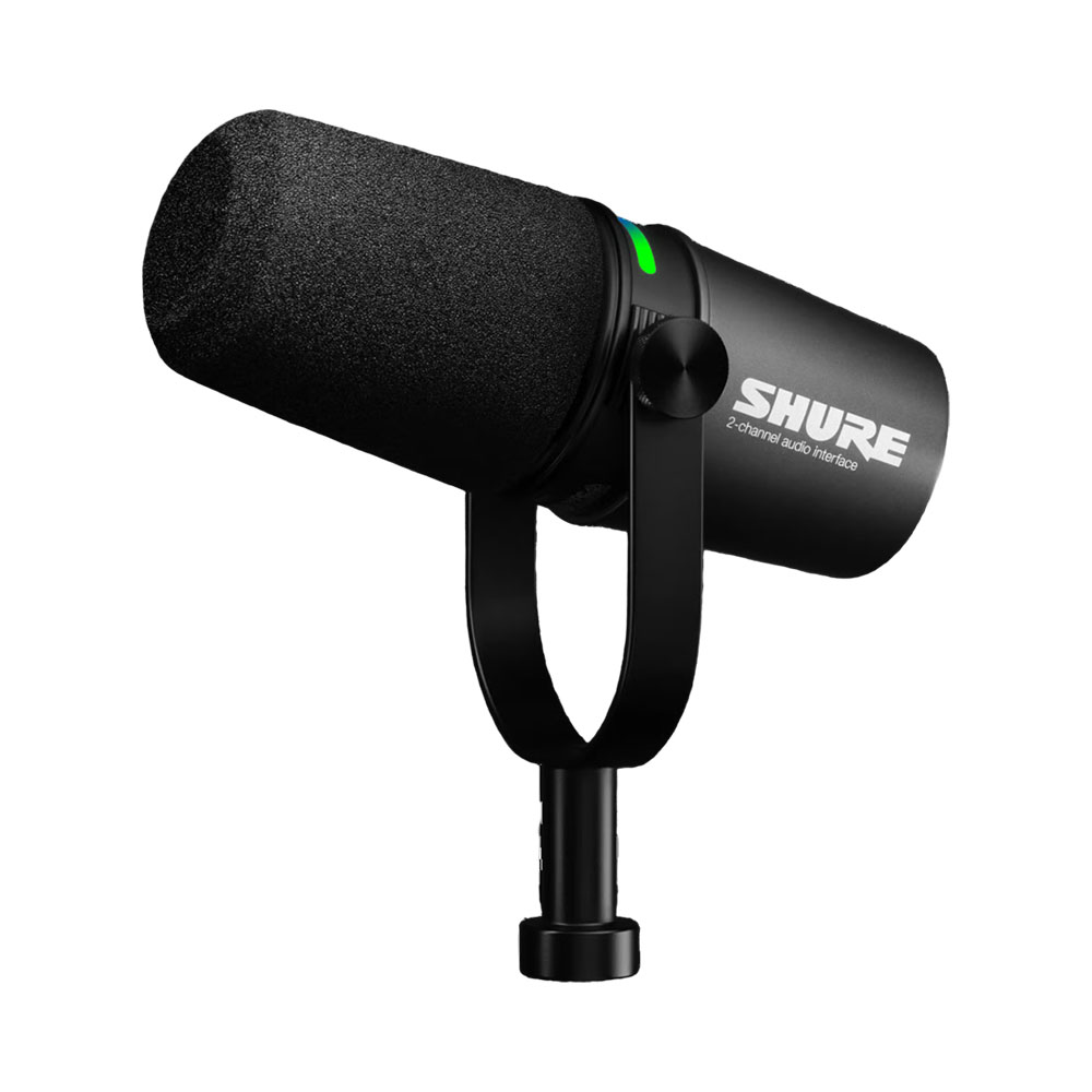 Microfone e Interface Inteligente Shure MV-7I Preto