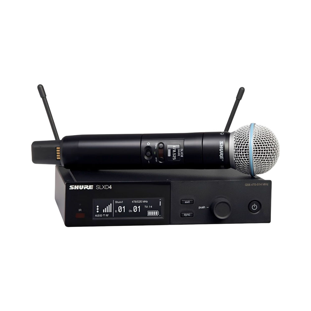 Microfone Shure SLXD24+/BETA58