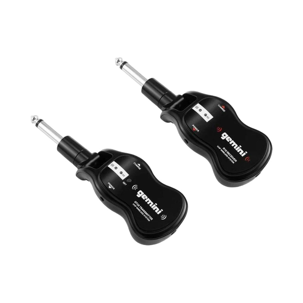Transmissor de Guitarra Sem Fio Gemini GMU-G100 Preto