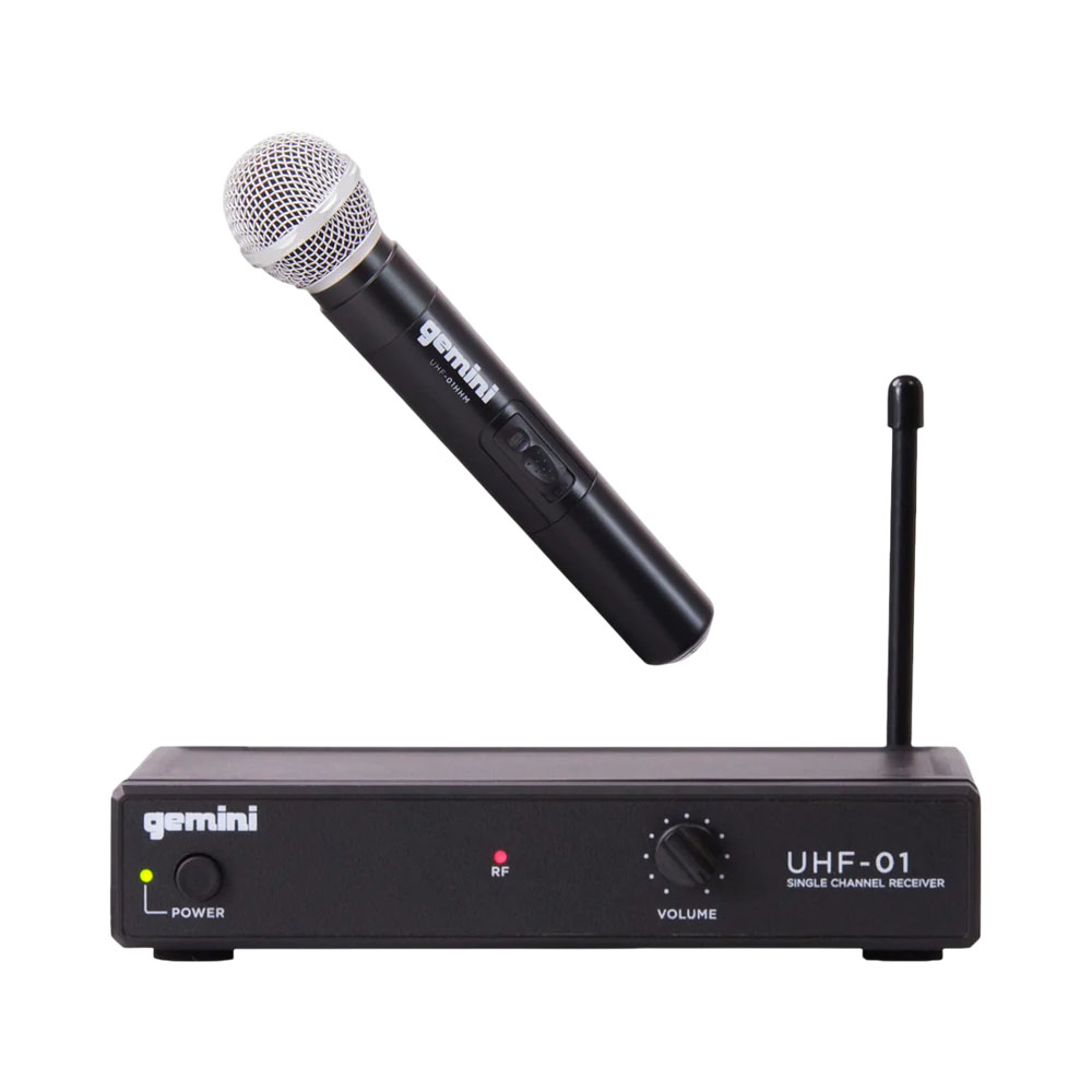 Microfone Vocal Uhf Gemini 01M