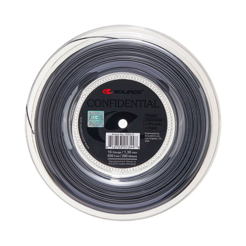 Cordão para Raquetes de Tênis Solinco 1920210 Confidential 16 1.30 MM
