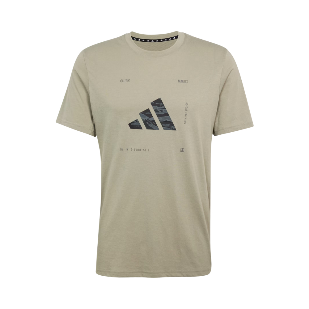 Camiseta Adidas JD8230 Climacool Training Camo Logo Graphic Masculino
