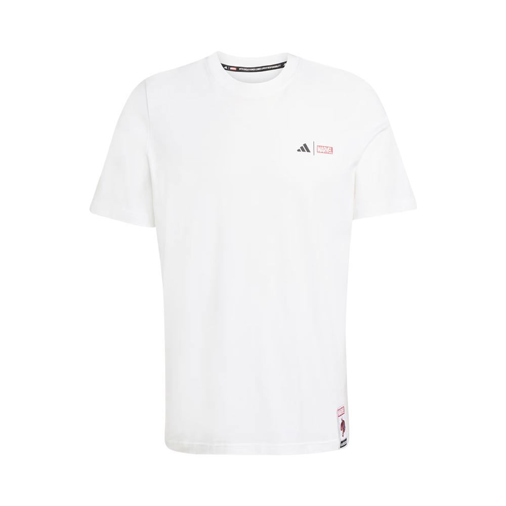 Camiseta Adidas JL8056 Marvel Spiderman Web Logo Masculino