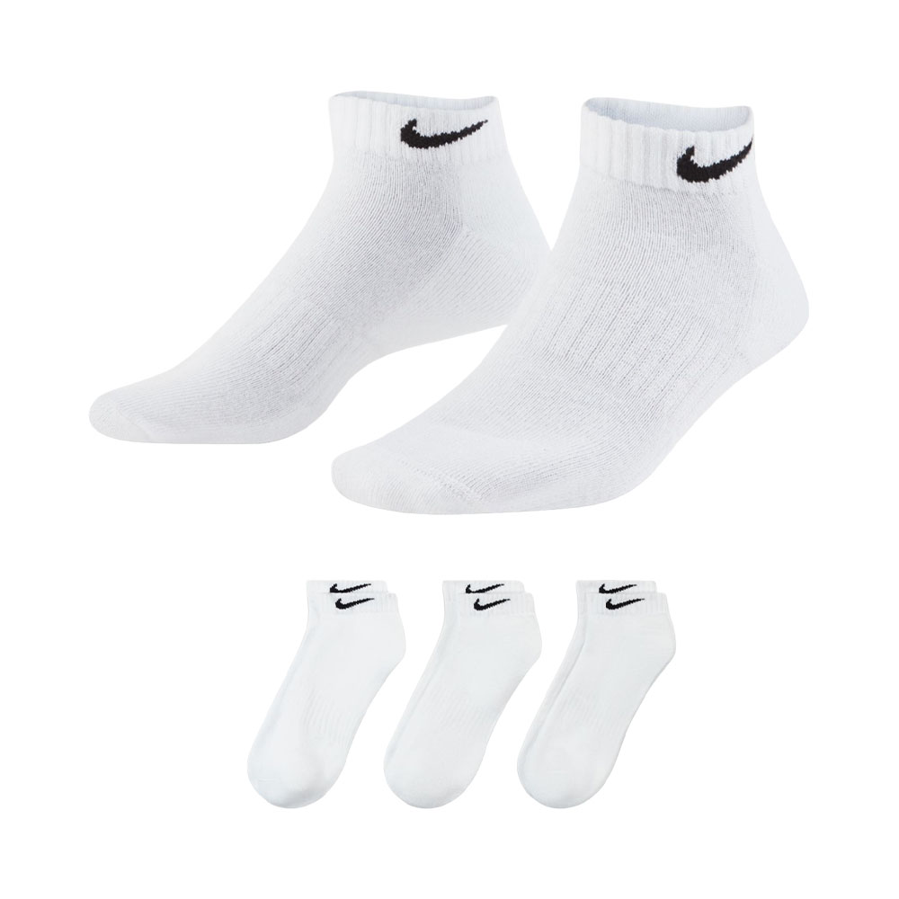 Meias Nike SX7670100 Everyday Cush Low 3 Pares