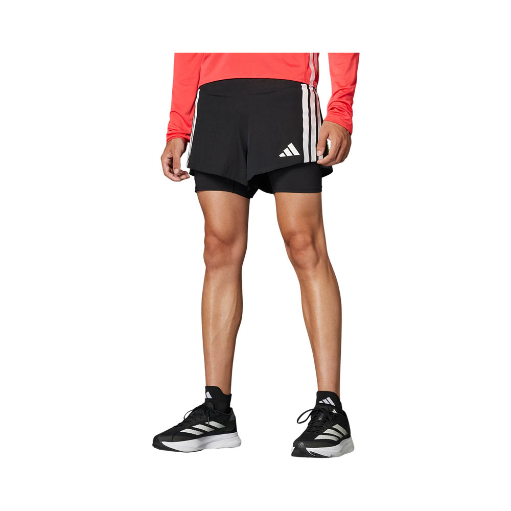 Short Adidas JD4202 Adizero Running 2 IN 1 Gel Pocket Masculino