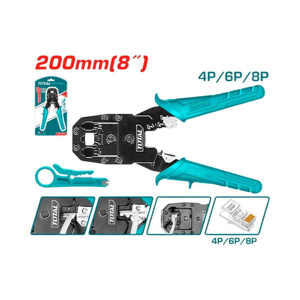 Crimpador Modular Total TMPC4468P de 20 CM
