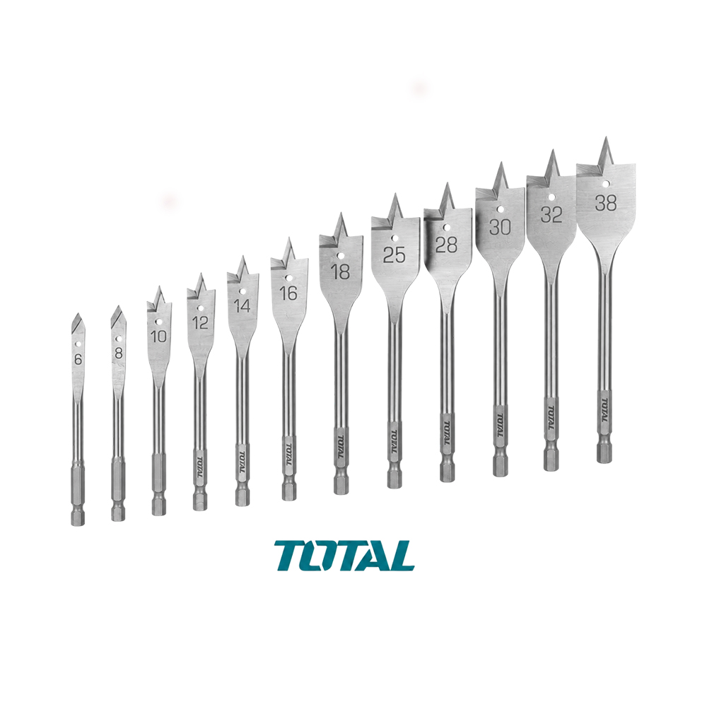 Conjunto de Brocas Planas Total TACSD70131 13 Peças