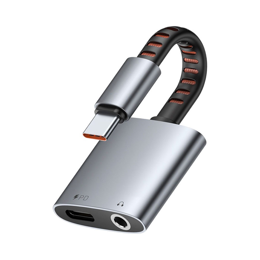 Adaptador Mcdodo CA-312 Usb-c Carregamento Jack 3,5 MM de Áudio para Usb-c