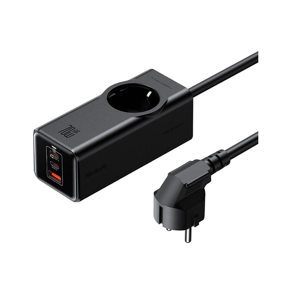 Mcdododo CH-4620 Adaptador Múltiplo 4 em 1 de 70 Watts com Proteção Contra Surtos