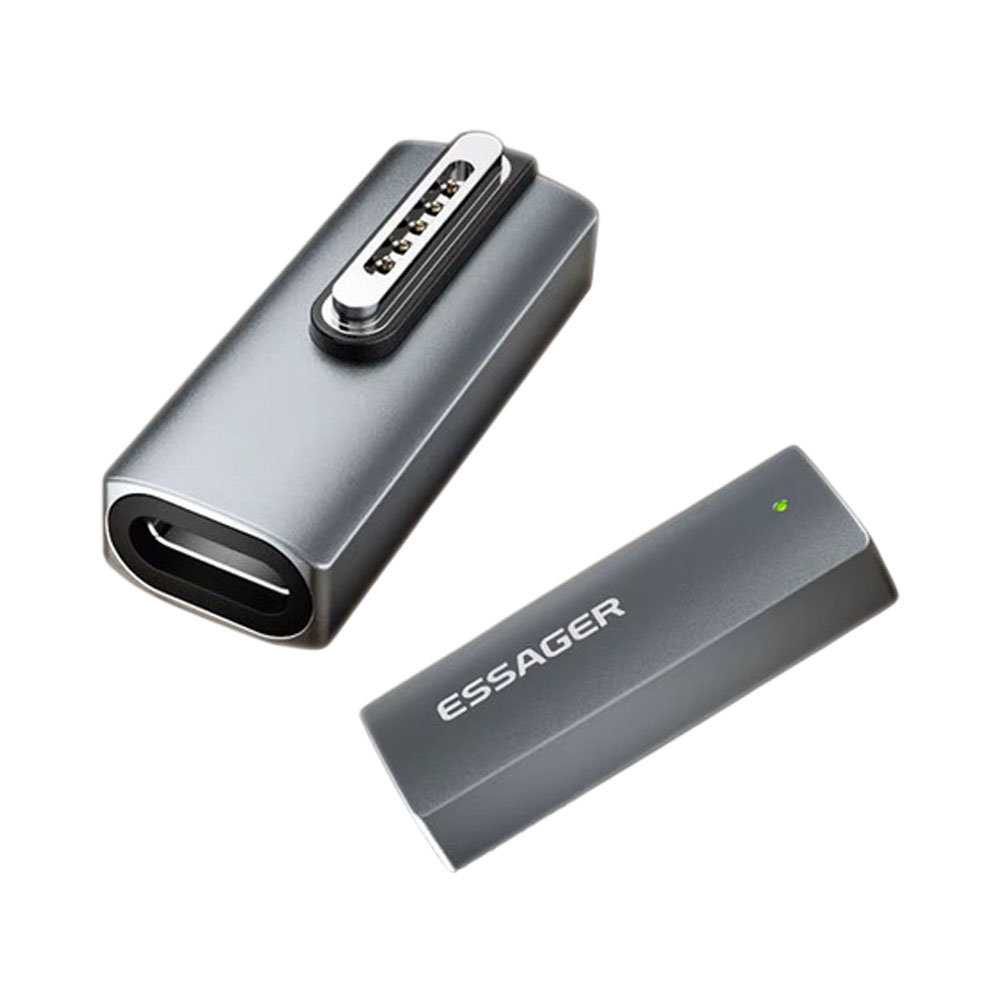Adaptador Essager ES-OTG15 Usb-a a MAGSAFE3 Cinza
