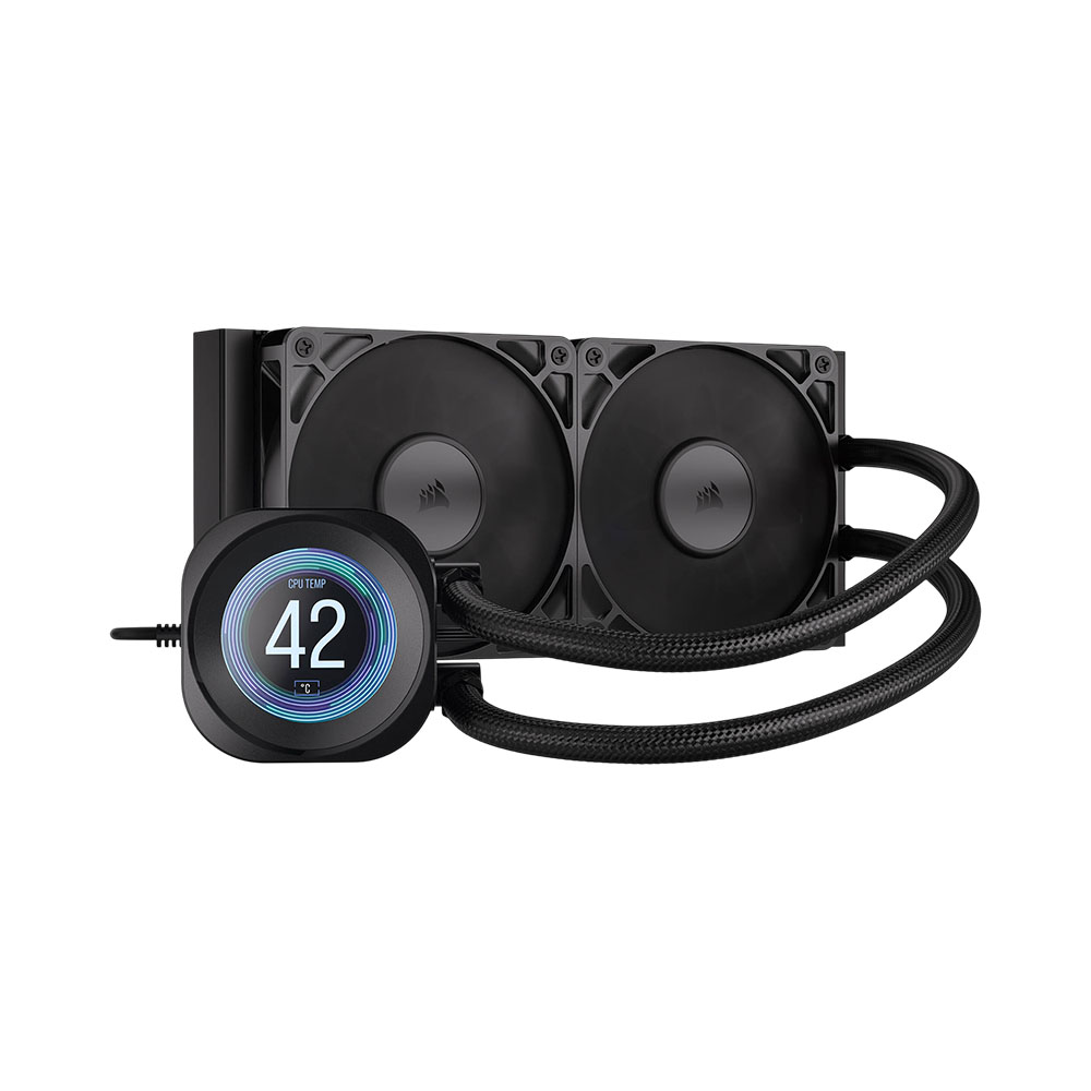 Cooler Líquido Corsair CW-9061031-WW Nautilus RS Lcd 240MM Aio Black