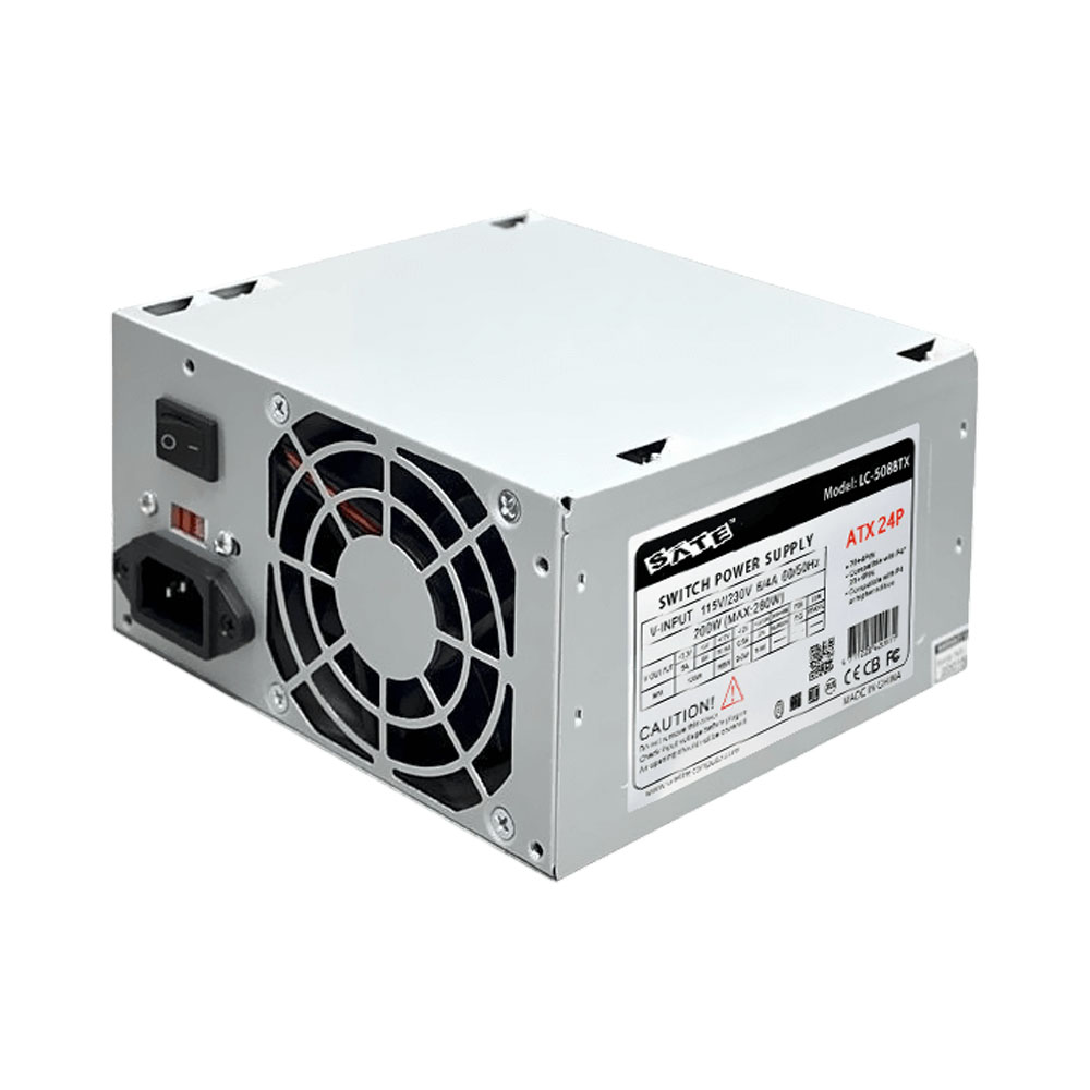 Fonte de Alimentação Sate LC-508BTX 200W Preto