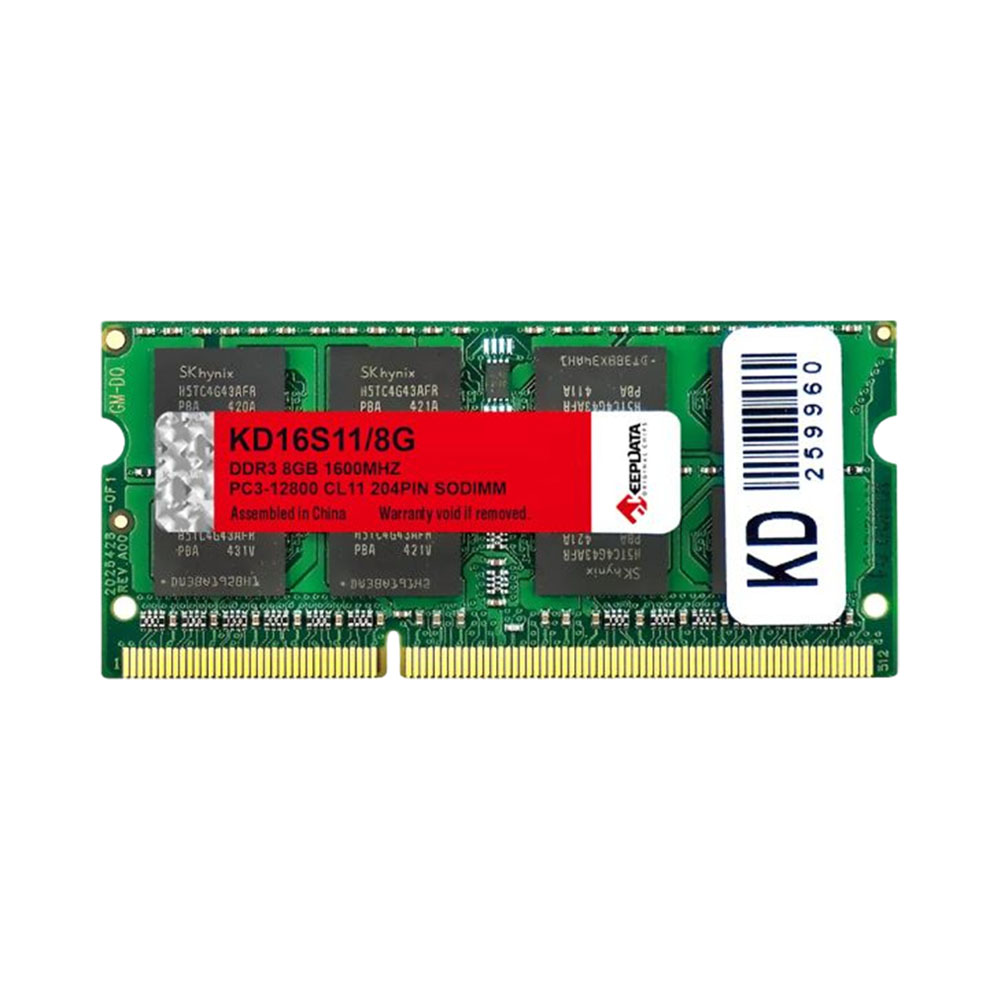 Memoria Ram Keepdata KD16S11 DDR3 8GB 1600 Mhz So-dimm