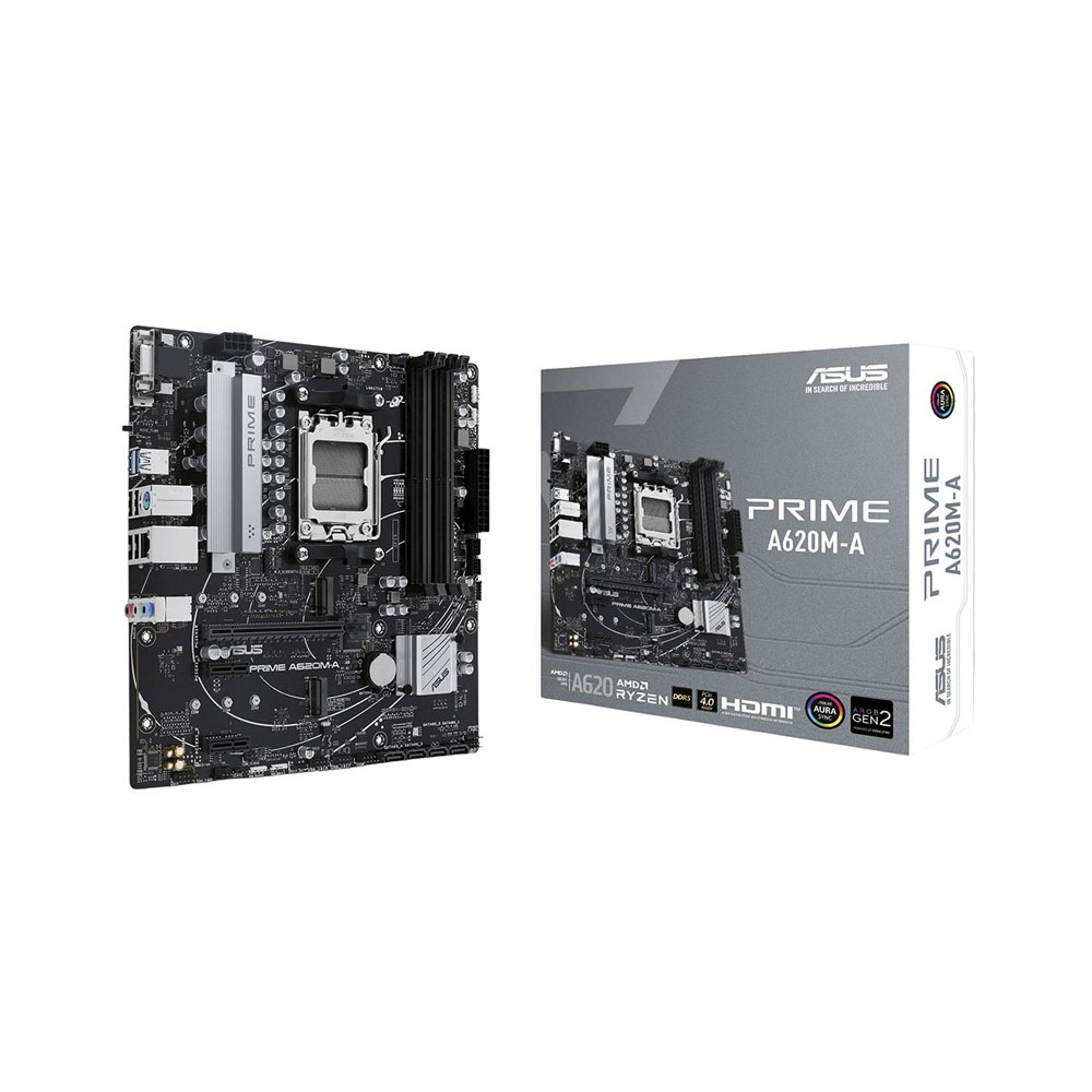Placa-mãe Asus Prime A620M-A DDR5 AM5 Preta