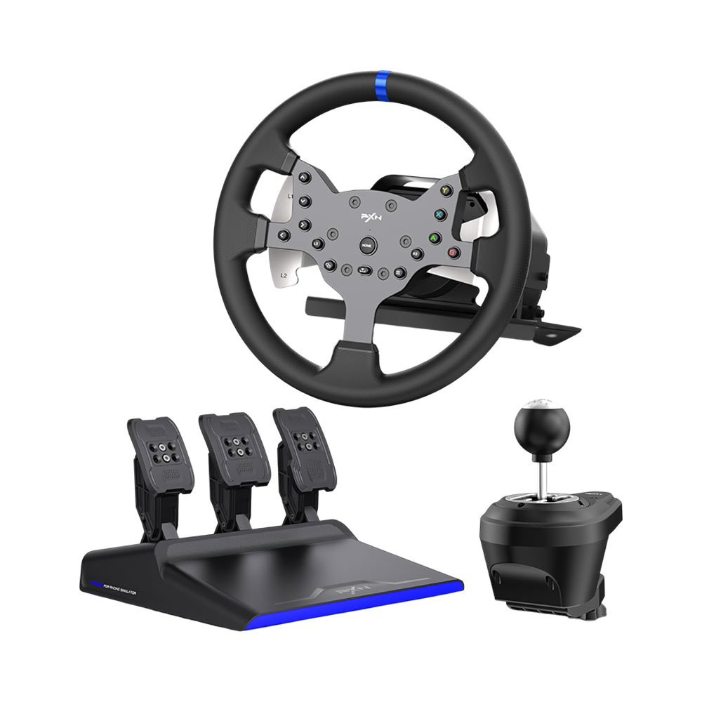 Simulador Pxn V99 Volante com Pedal Black