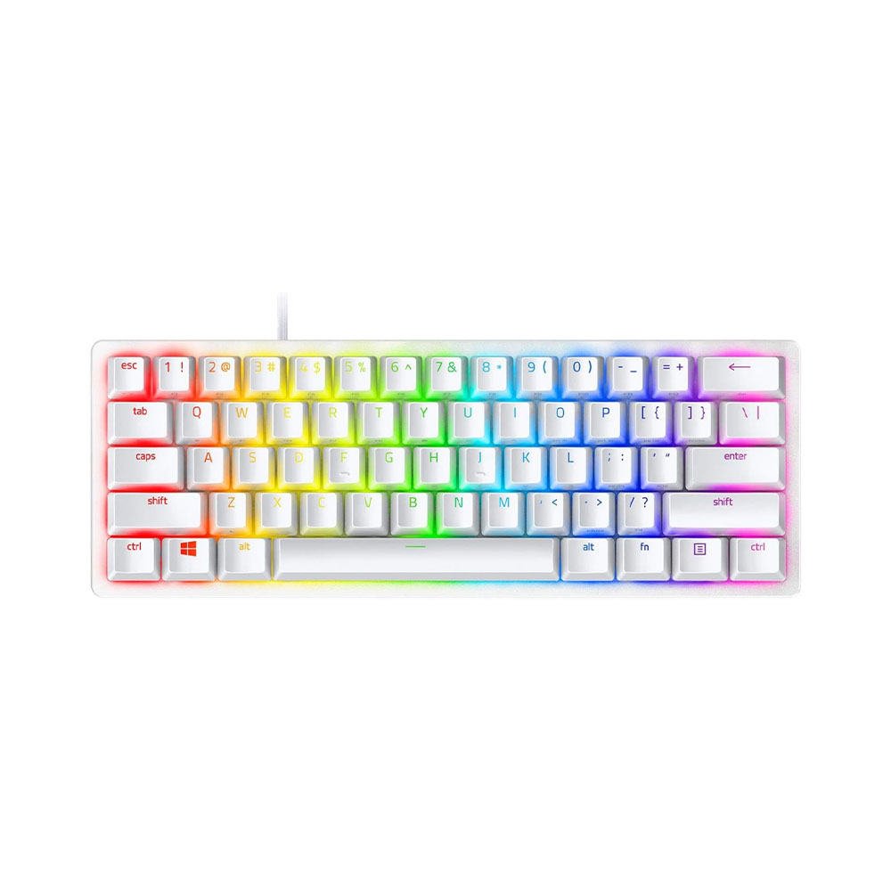 Teclado Razer RZ03-03393300 Huntsman Mini Purple Switch Mercury Edition