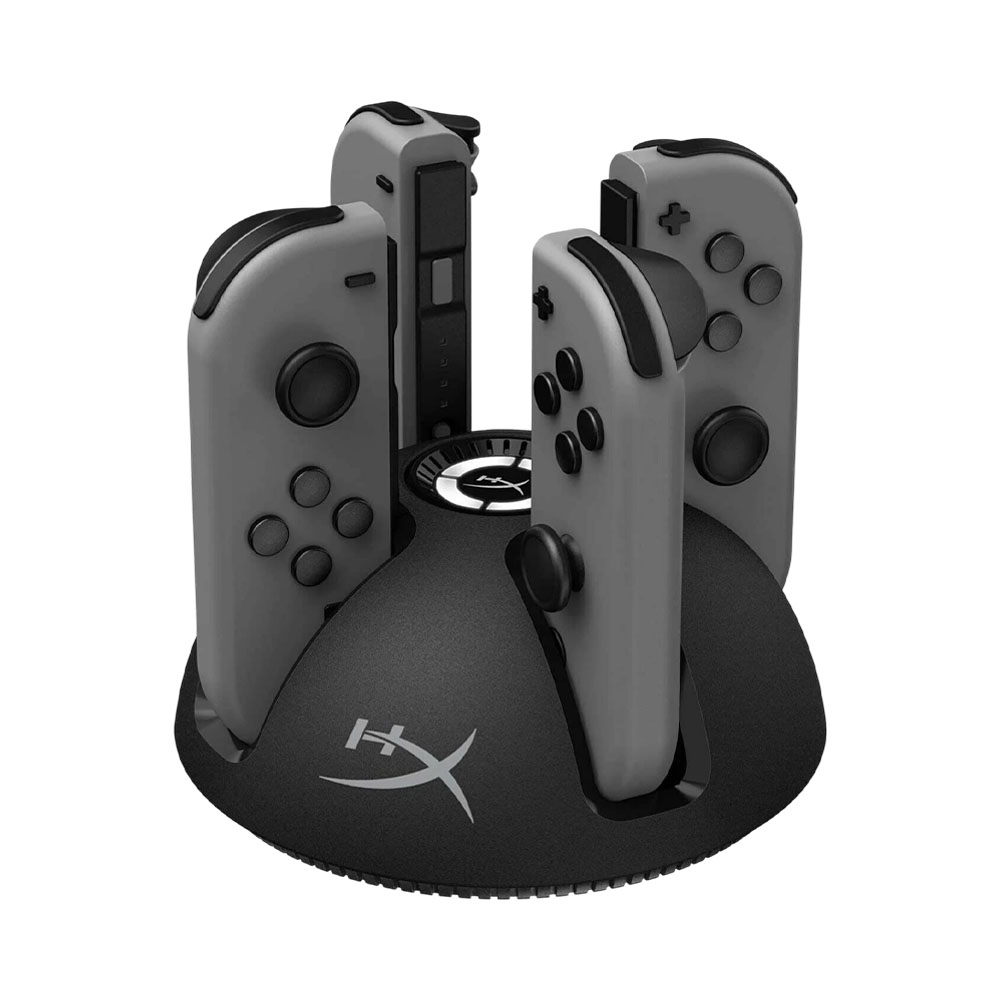 Estação de Carregamento Sem Fio Hyperx para Joy-con Nintendo Switch Chargeplay Quad