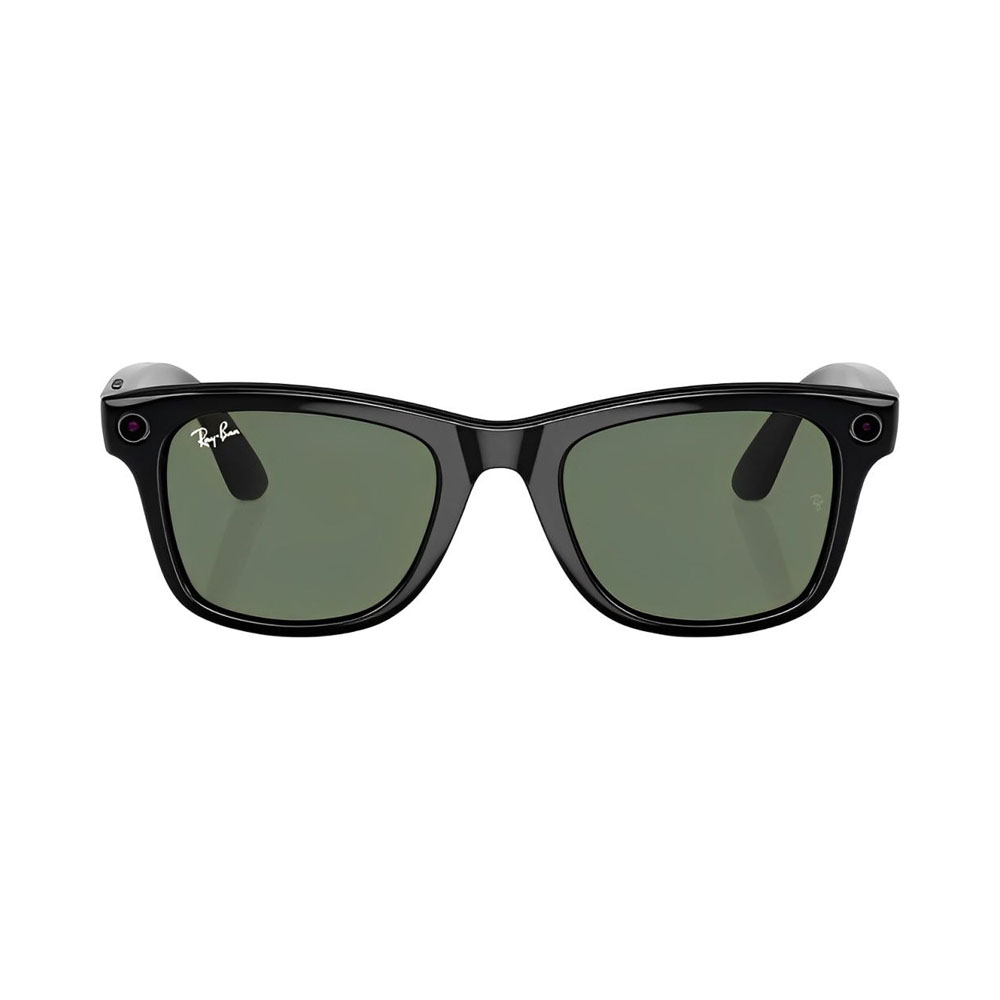 Óculos Inteligentes Ray-ban Meta Wayfarer RW4008 Preto-verde