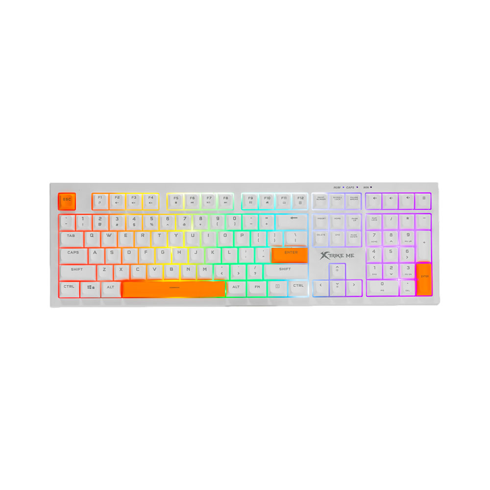 Teclado Xtrike ME KB-512 RGB White