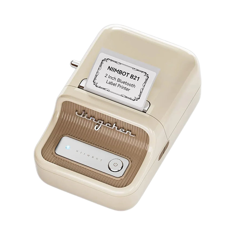 Impressora de Etiquetas Portátil Niimbot B21S Creamy White
