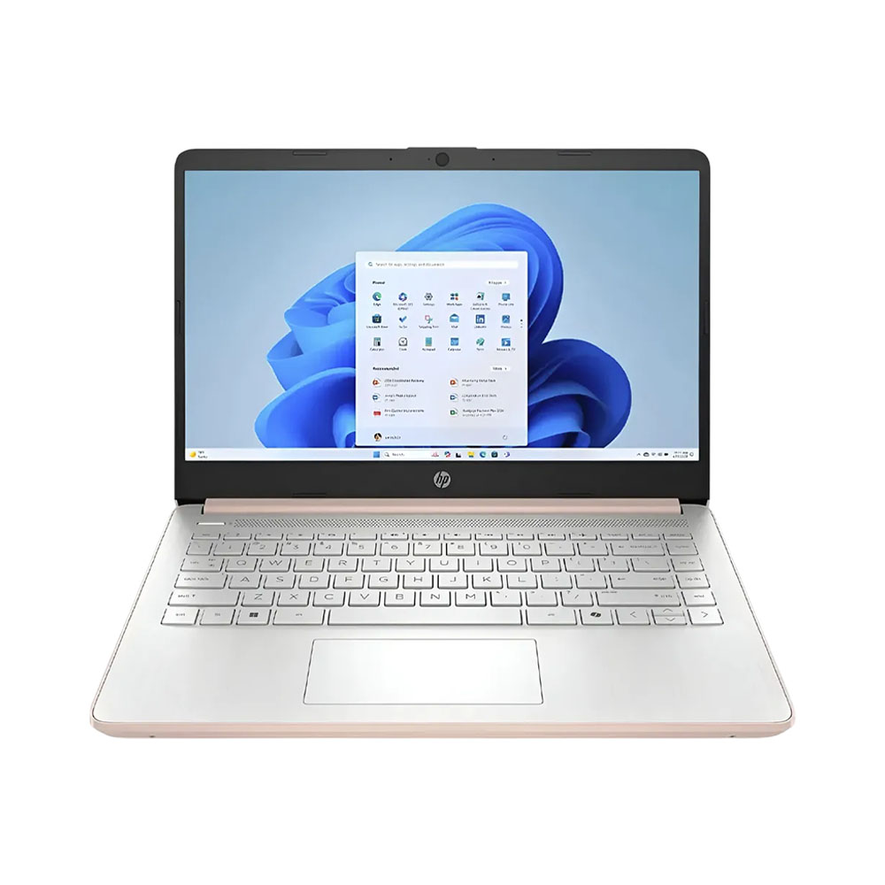 Notebook HP 14-DQ6105DX Intel N150 4GB Ram 128GB Ufs 14" Pale Rose Gold