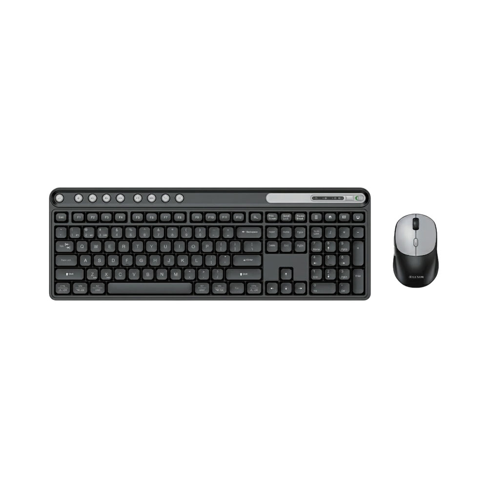 Kit Mouse e Teclado Luxor LX-TM2817 Black