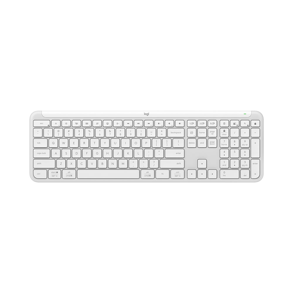 Teclado Sem Fio Logitech Signature Slim K950 920-012593 Branco (espanhol)
