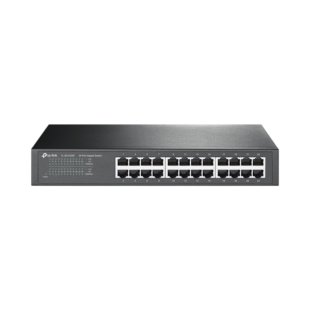 Hub Switch Tp-link TL-SG1024D 24 Portas Preto