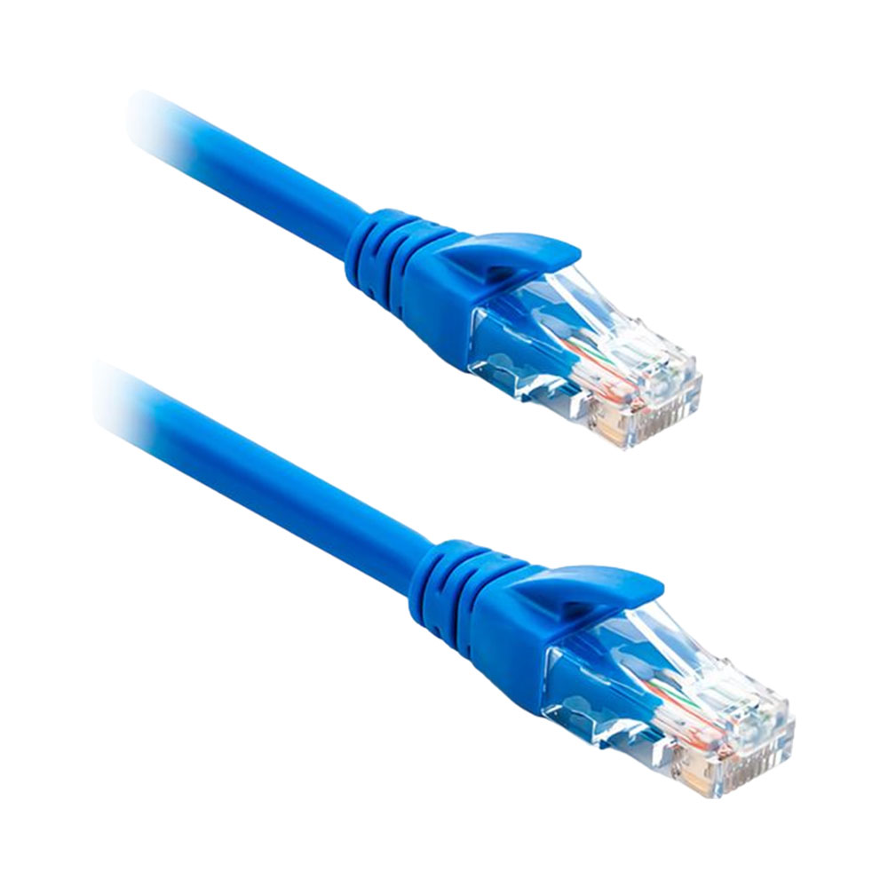 Cabo de Rede Iuron CAT6 Utp Patch Cord 24AWG 10M Azul