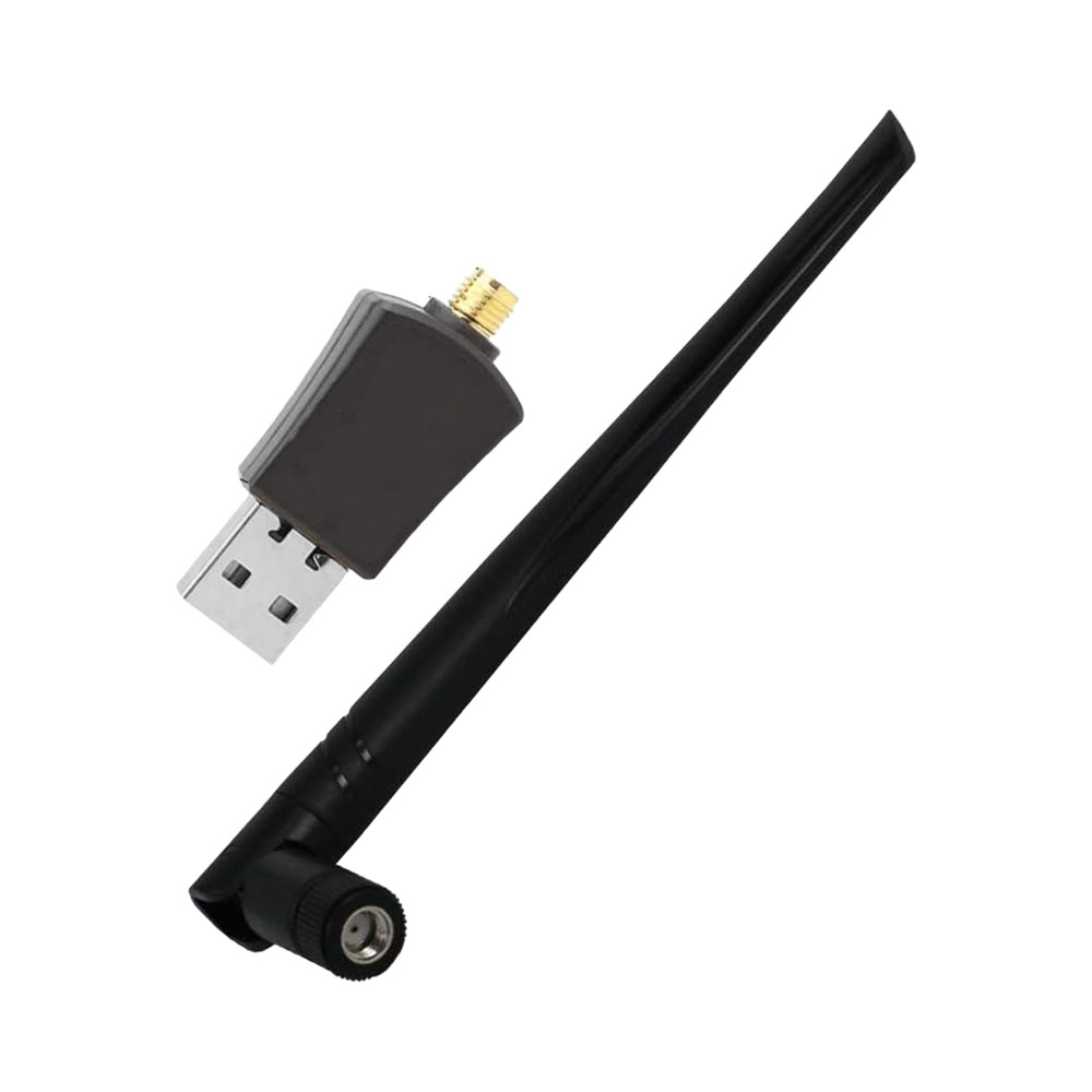 Adaptador Wifi Quanta QTAA300 USB com Antena de 2,4 Ghz 300 Mbps